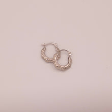 Load image into Gallery viewer, 14K Elegant Textured Hoops