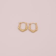 Load image into Gallery viewer, 14k Mini Twist Hoop Earrings
