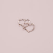 Load image into Gallery viewer, 14K Heartfelt Hoop Earrings

