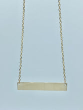 Load image into Gallery viewer, 14K Timeless Bar Necklace
